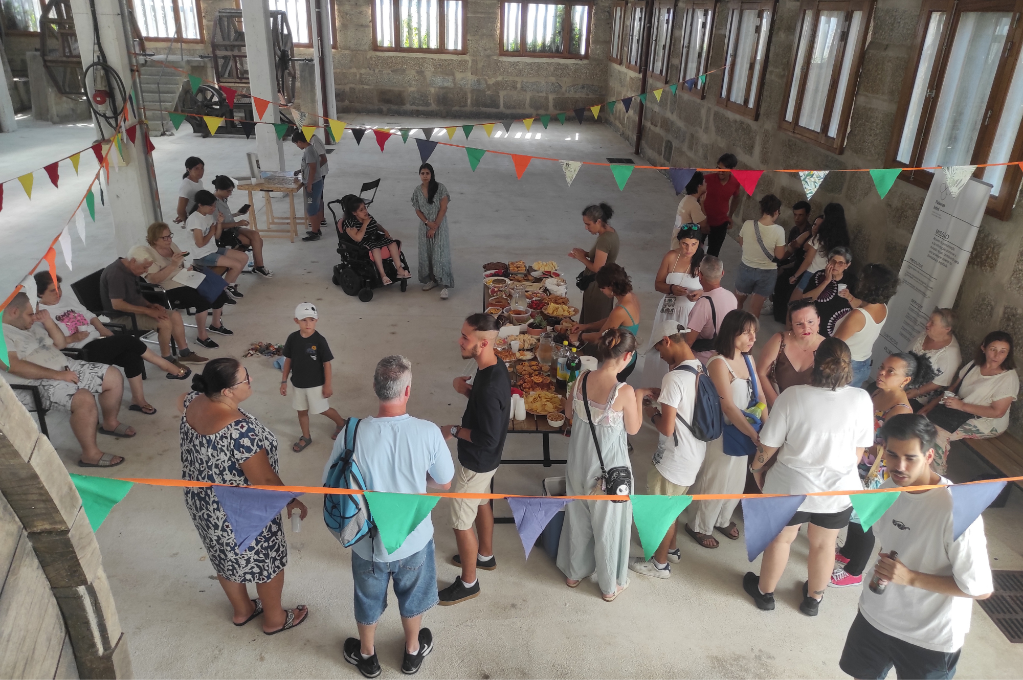 pessoas em convívio