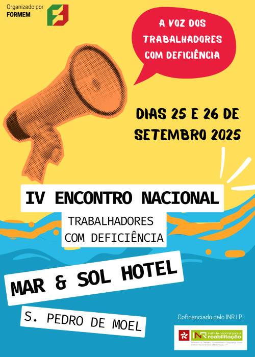 cartaz do evento com a informação descrita no texto 